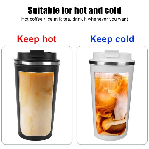 380/510ML Thermo Cafe Perdite_Tazza Termica da Viaggio a Prova di Perdite Doppia Acciaio Inox - Foto 7 di 29