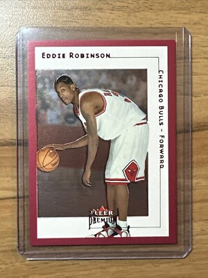Eddie Robinson 2001-02 Fleer Premium Star Rubies Rookie #SR65 Chicago Bulls