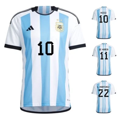 Trikot Adidas Argentinien WM 2022 Home I Heim Finale World Cup + Spielernummer