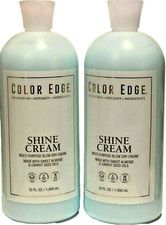 Color Edge Shine Cream with Almond and Carrot oil 2 CREAMS 32 FL.OZ EACH