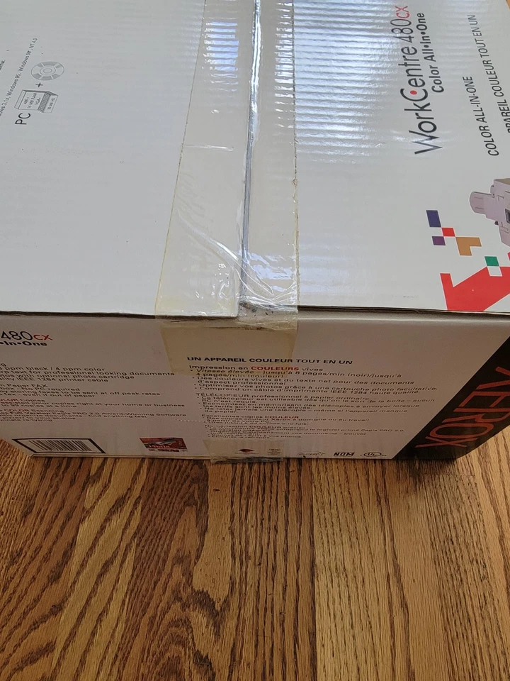 VINTAGE Xerox WorkCentre 480cx Inkjet Color Printer , Scanner , Fax UNOPENED - Image 4 of 4