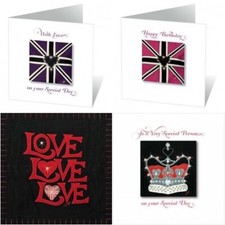 Jan Constantine swarovski crystal card 