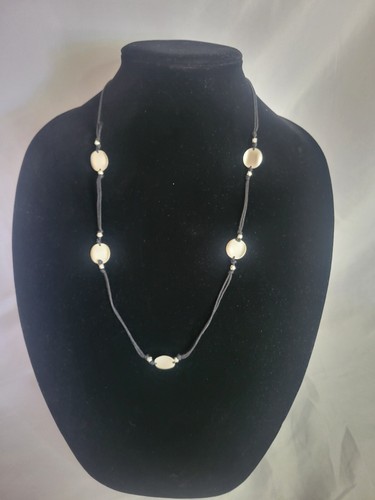 Women's Bohemian Round Silver Metal Necklace