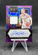 Donte DiVincenzo #AM-DIV Game Worn Patch Auto 04/99 2023-24 Select Basketball NY