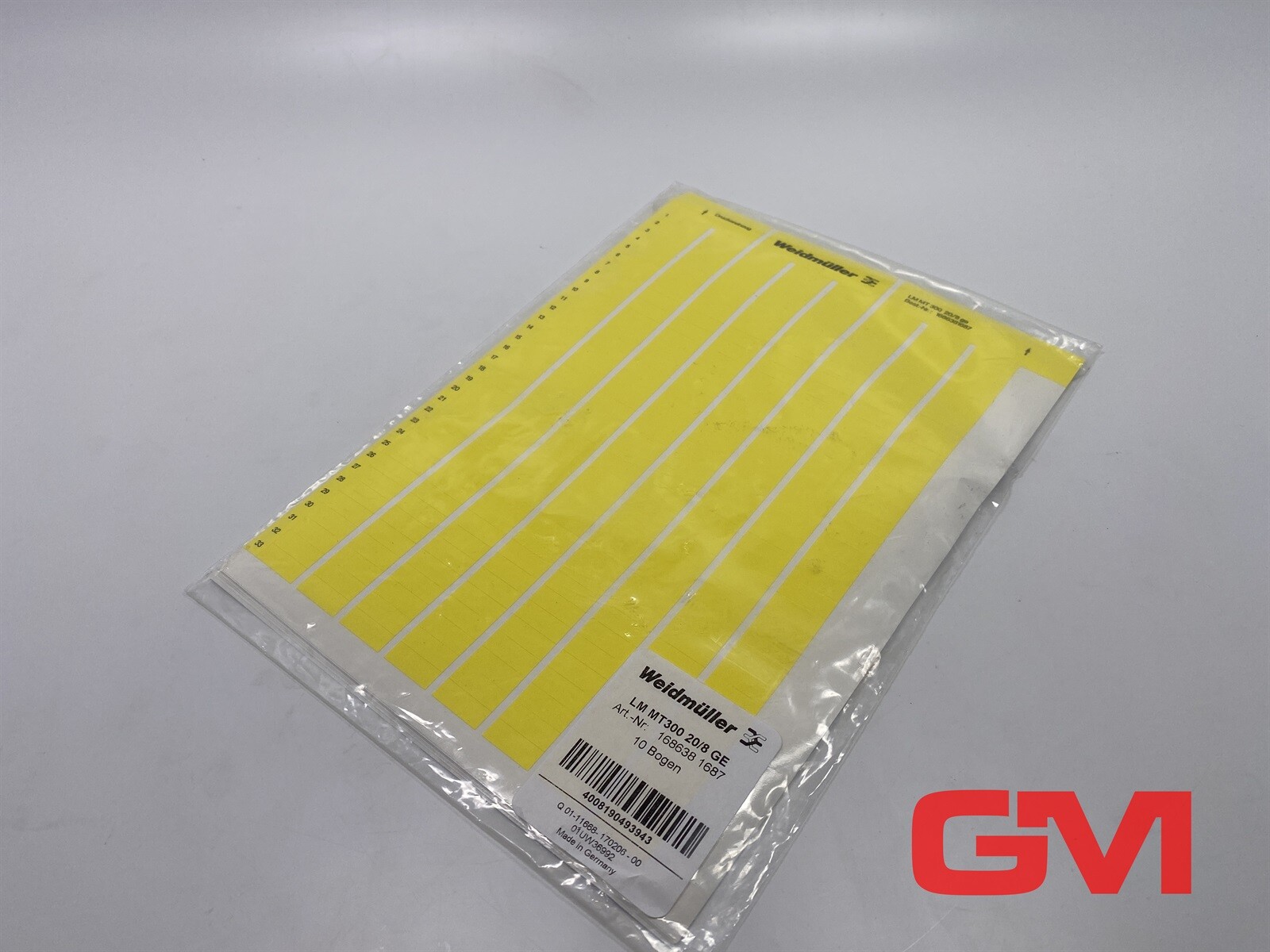 Ve 10x Weidmüller LaserMark Device Marker LM MT300 20/8 GE Markers 1686381687