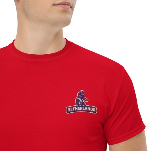 Team Netherlands Cricket Embroidered Short Sleeve Tee Pick Your Size and Color - Picture 13 of 23