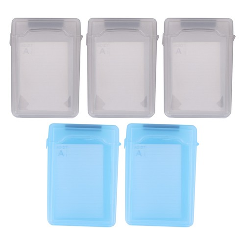 Lot 5 PCS Boîtier Externe 3.5" IDE SATA HDD - Étui Disque Dur Protection Plastique