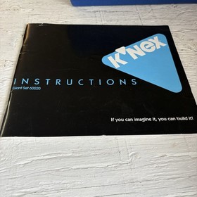 Complete 1800 piece K'NEX Giant Set 60020 (50) Instructions Plastic Blue Box 