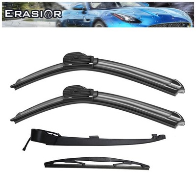 Erasior Front and Rear Wiper Blade and Arm Fit for Chevrolet Tahoe 2013-2007