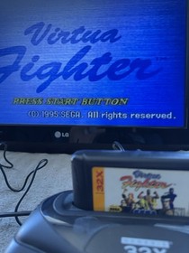 Virtua Fighter (Sega 32X, 1995) Authentic Tested Great Shape Includes Manual