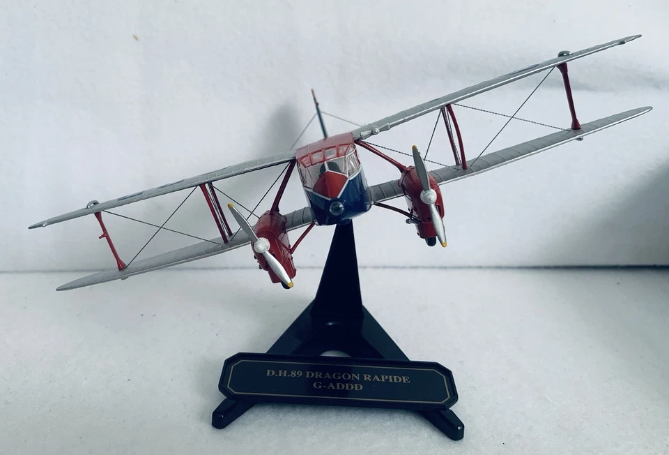 Oxford 1:72 De Havilland DH89 Dragon Rapide Diecast Plane, Prince Of Wales, LNIB - image 2 of 4