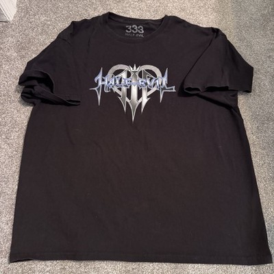 Half Evil 333 Shirt Mens 2XL Black Kingdom Hearts
