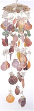 Nature's Melody Wind Chimes for Indoor, Seashell Tuned Unique Design, 25”