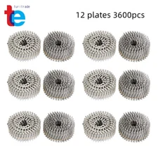 3600Pcs 1-3/4"×.09" Siding Nail Stainless Steel Siding Nails 15Degree Wire Coil