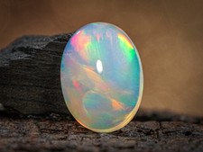 2.80 Carat Ethiopian Fire Opal Cabochon 12x9x5 MM Oval Shape Welo Fire Opal