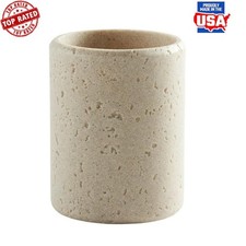 Faux Stone Toothbrush Holder Bathroom Accessory Durable Organizer Easy to Clean