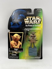 1997 Star Wars Yoda The Power Of The Force Action Figure Holo Card New