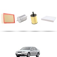 Hoffcar Wartungsset - 4 Filter Kompatibel Mit VW Bora 2.8 V6 150KW Ab 1999