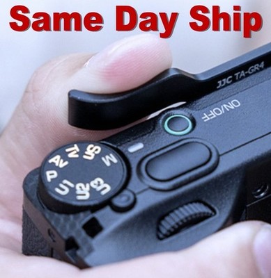 SAME DAY SHIP - JJC Metal Thumbs Up Grip for Ricoh GR IV GRIV GR4 HDF Monochrome