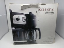 DeLonghi Esclusivo Caffe Nero Combination Coffee Espresso Machine 10 Cup Black