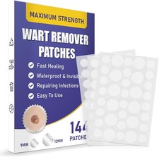 WABRINY Maximum Strength Wart Remover Patches, Fast  Easy Operate Hydrocolloid