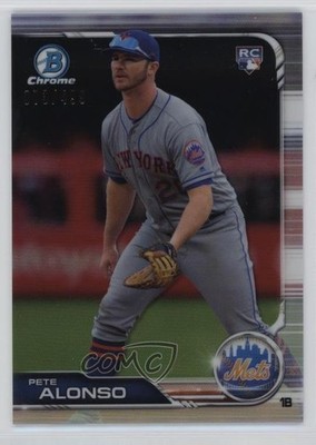 2019 Bowman Chrome Refractor 73/499 Pete Alonso #48 Rookie RC 1bi0