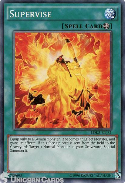 LDK2-ENJ31 Supervise UNL edition Mint YuGiOh Card