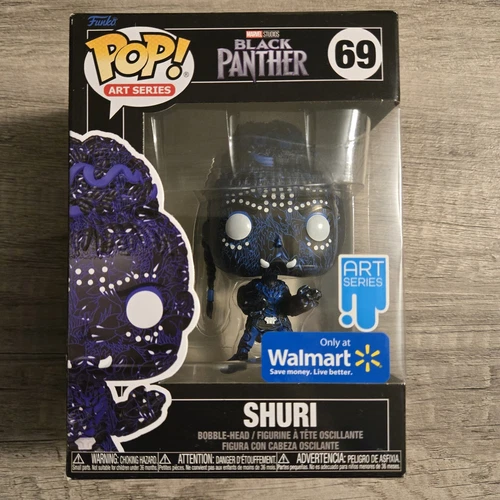 Funko Pop! Marvel Artist Series Black Panther Shuri Exclusive #69 Box Flaws