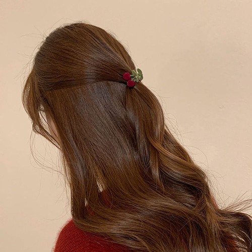 Velvet Hair Claw Korean Style Headwear Female Hair Accessories Flower Hair Clip - Picture 4 of 12