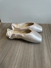 RUSSIAN POINTE BRAVA PONTE SHOE size 40 width 4 vamp 2 soft Pink