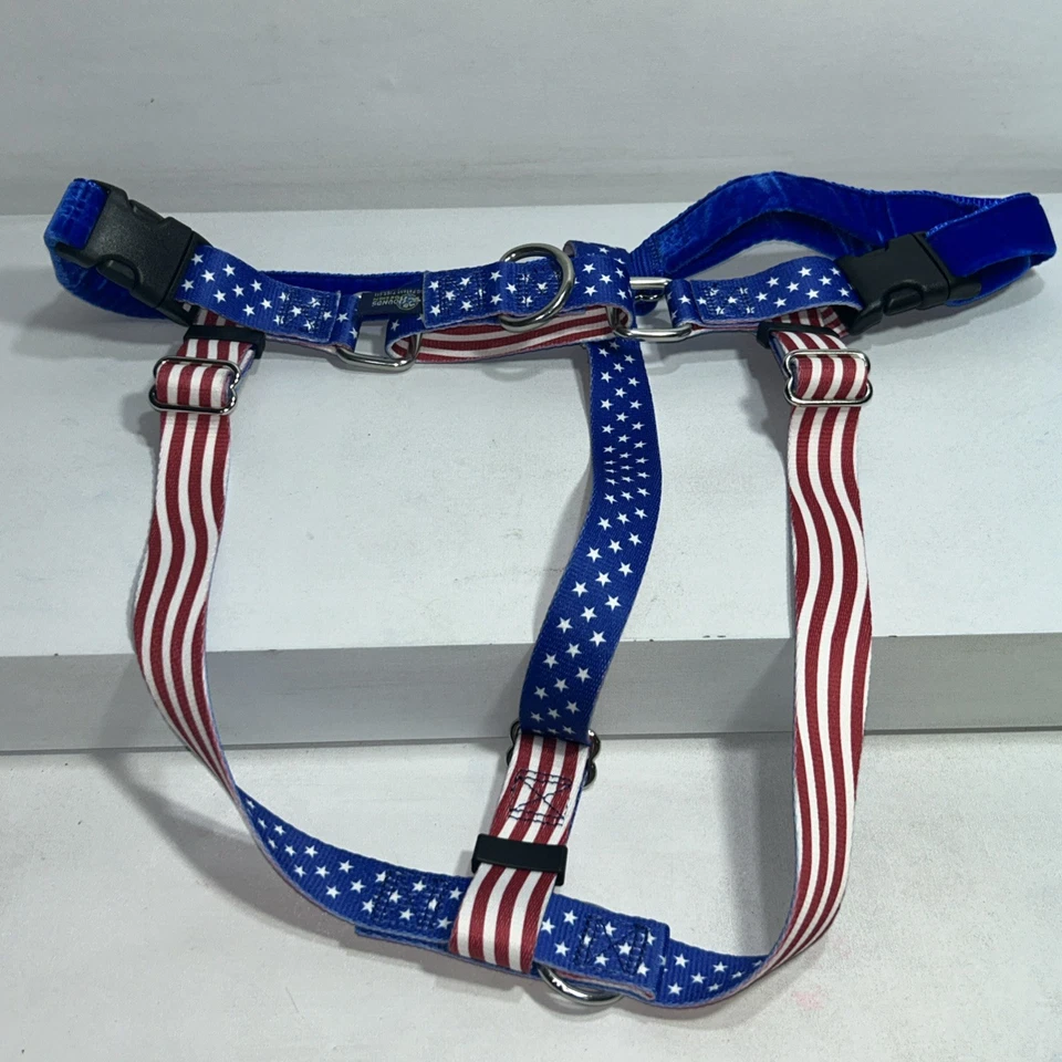 Nuevo arnés Freedom No Pull XXL se adapta a pecho de 36”-4”, 125 libras +, patriótico R/W/B Foto 3 de 4