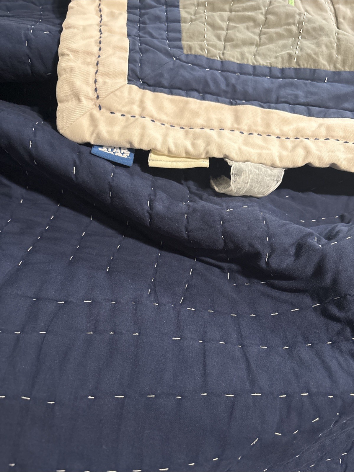 Pottery Barn Kids Star Wars Quilt Bedding 88 x 88” Full/Queen Size, X Wing