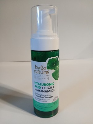 By Nature Foaming Cleanser with Hyaluronic Acid + Cica - Hydrating Face Cleanser
