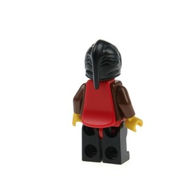 1X Lego Minifigure Wolfpack Robber Brown Eye Patch Hood Cape 1596 CAS234