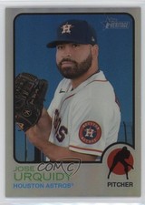 2022 Topps Heritage High Number Chrome Refractor 576/673 Jose Urquidy #647 0u2j