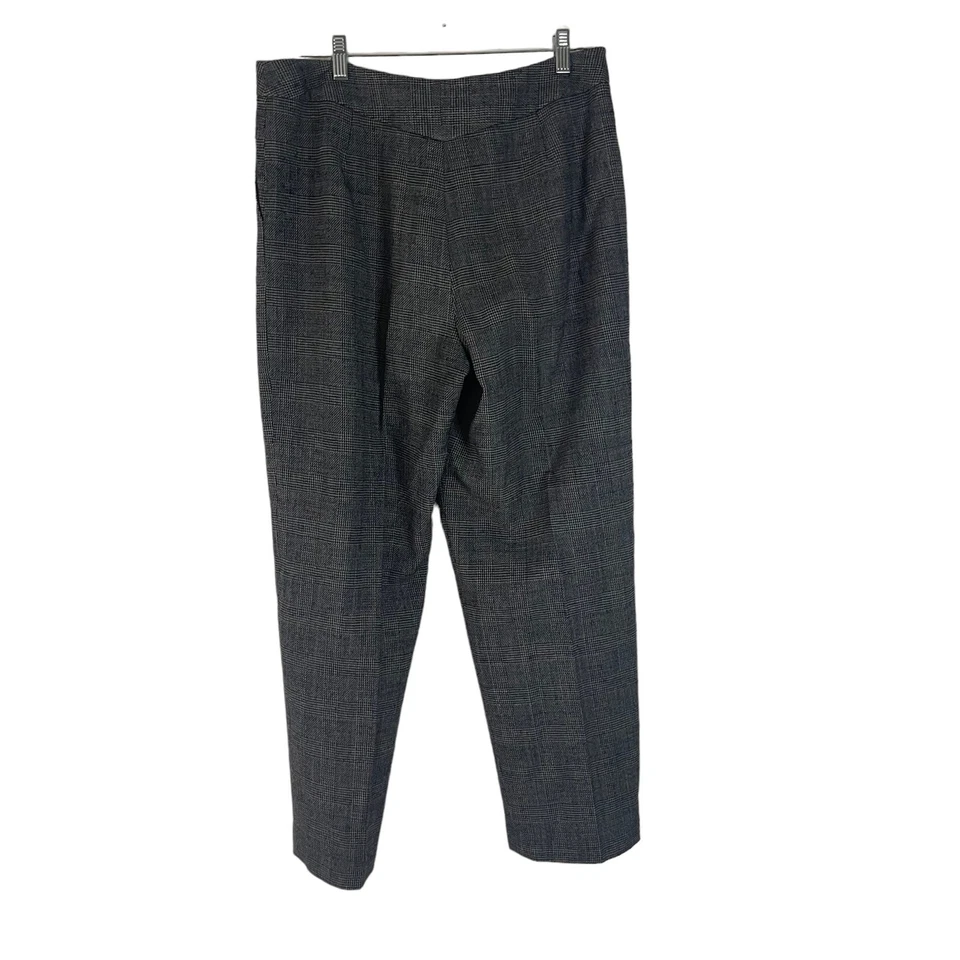 Pantalones Rafaella Vintage Para Mujer Talla 14P Lana a Cuadros Carrera Foto 4 de 4