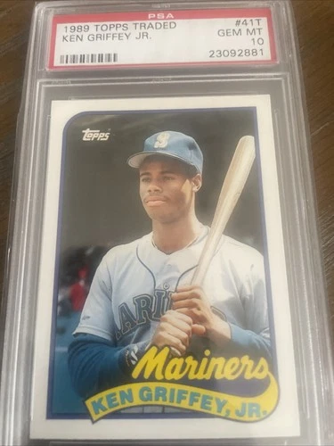 1989 Topps Traded RC- Ken Griffey Jr #41T PSA 10