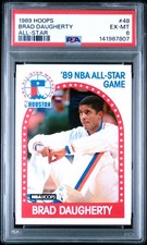 1989 HOOPS ALL-STAR #48 BRAD DAUGHERTY PSA 6