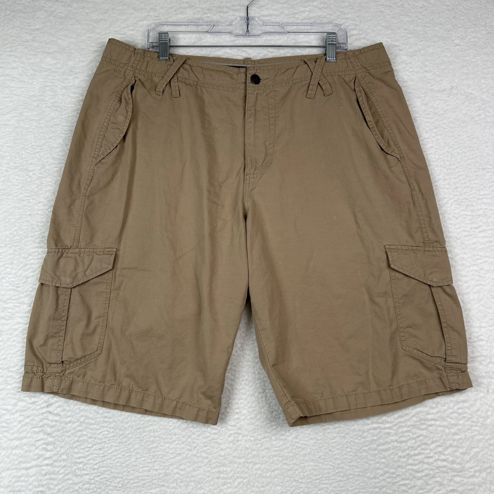 Pantaloncini cargo sportivi Nike Air Jordan Utility vintage marrone kaki da uomo 38 (effettivi 38x13)