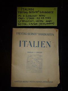 Nr25 Landkarte alt Italien Freytag Berndt Handkarten