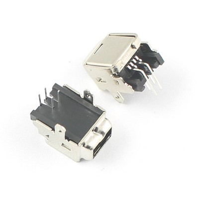 5pcs 1394 Firewire Jack USB 4P 4 Pin Female Socket PCB Plug Connector   *cm