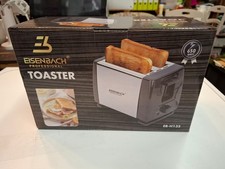 Toaster Edelstahl + Krümelschublade Langschlitztoaster 650W Toast NEU & OVP