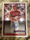 2026 Topps Series 1 Mike Trout Red Foil (RAW)