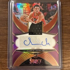 2024 Select - Rookie Jersey Autographs Ulrich Chomche #RJA-ULR Purple Prizm /99