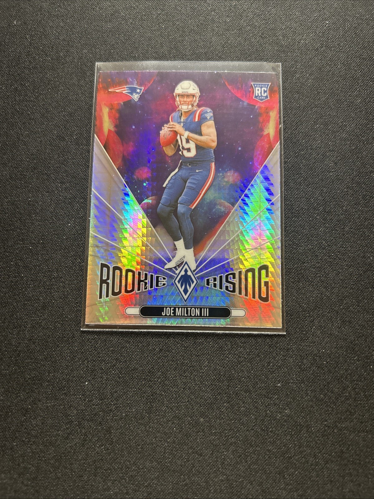 JOE MILTON II 2024 PHOENIX ROOKIE RISING WAVE PATRIOTS RC Q3152