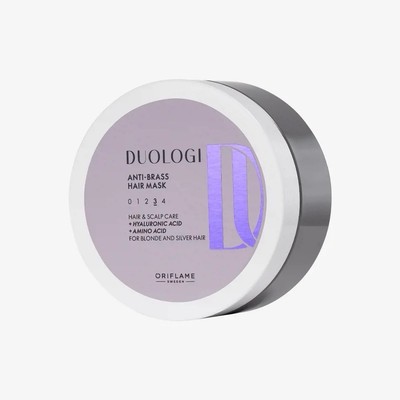 Oriflame Duologi Anti-Messing Haarmaske - neutralisiert gelbe oder messingfarbene Untertöne 