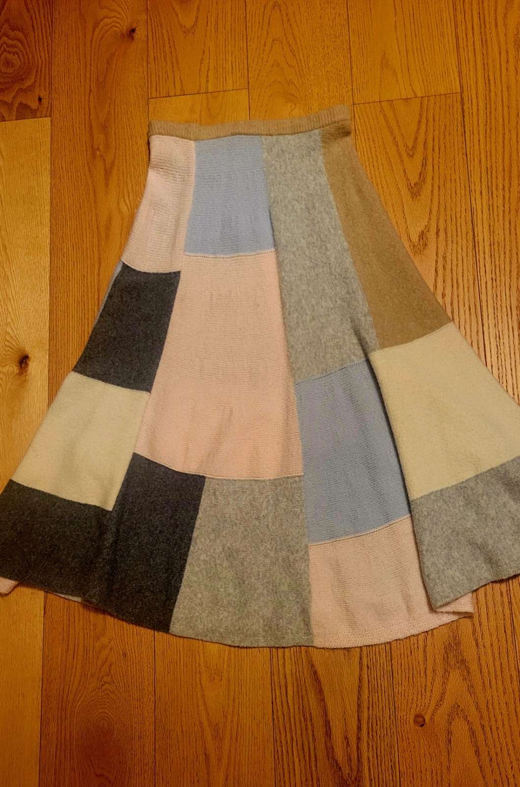 $287 Adam Lippes Collective Patchwork Circle Skir… - image 3