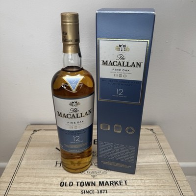RARE The Macallan Fine Oak 12 Years Triple Cask 700ml Discontinued NEW & Sealed