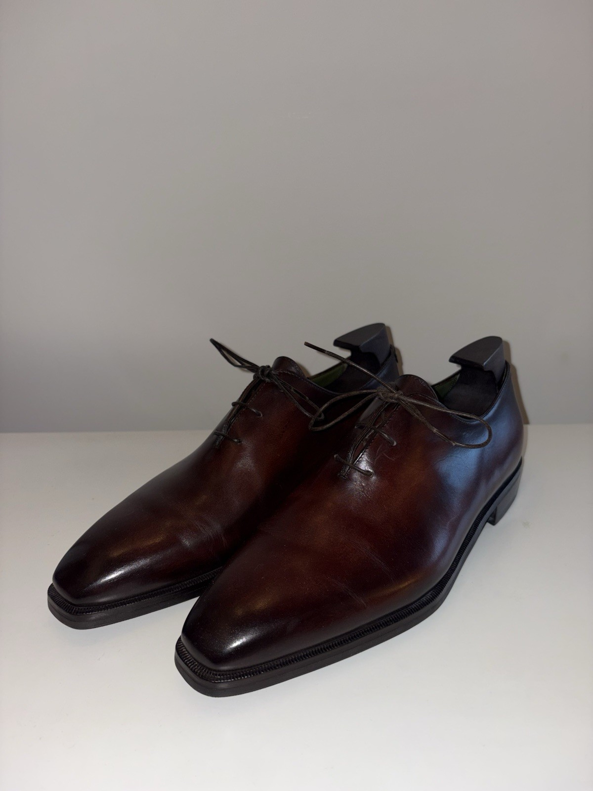 Berluti Alessandro Leather Oxford Shoes Size 9 US