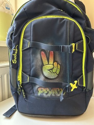 Satch pack Schulrucksack Toxic Yellow Graffiti Special Edition